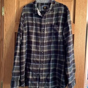 Mens long sleeve flannel